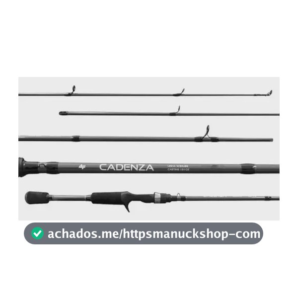 Vara Carretilha Cadenza C602 8-17lbs 1,80m Cinza Albatroz