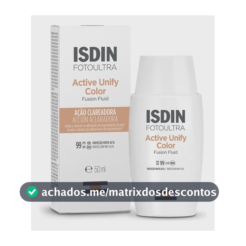 ISDIN Clareador Facial Foto Ultra Active Unify Color FPS 99 - 50ml