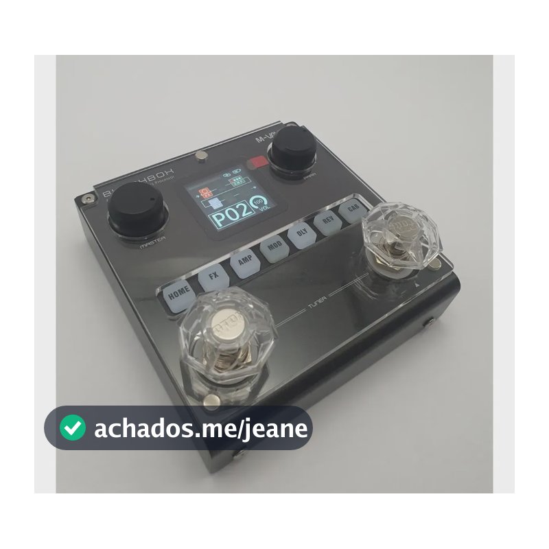 Protetor Acrílico Para Blackbox Mvave Pedaleira Com Ímãs Acrílico 3mm Transparente