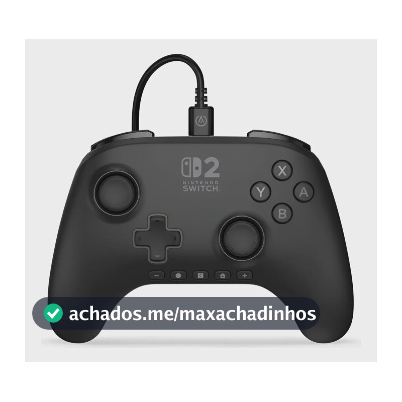 Controlador com fio Advantage - Interruptor de controle com fio 2 cores preto