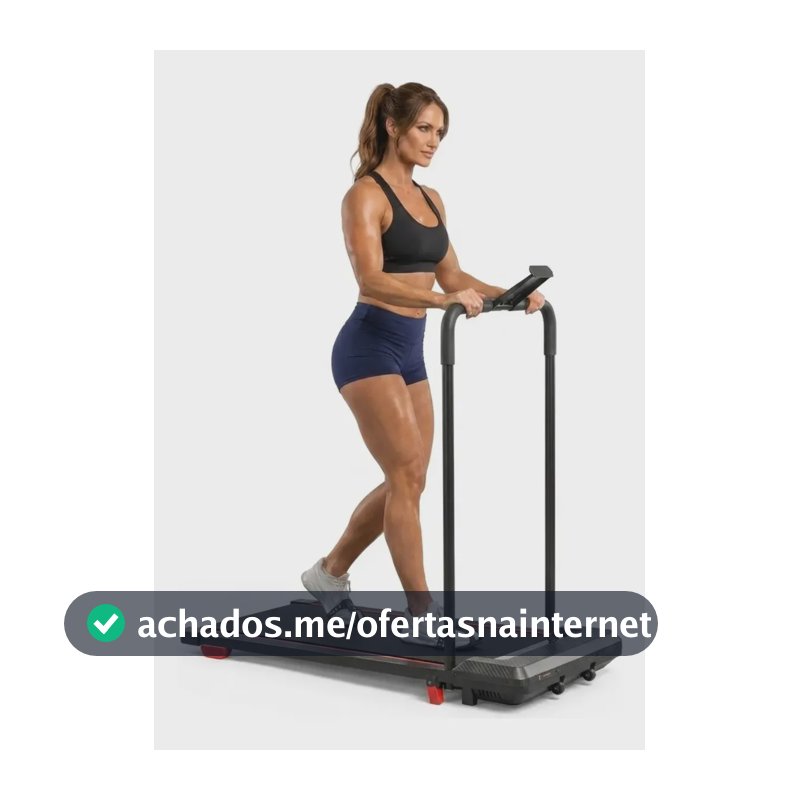 Esteira Ergométrica Elétrica Dobrável Residencial Cardio Preto 127/220v