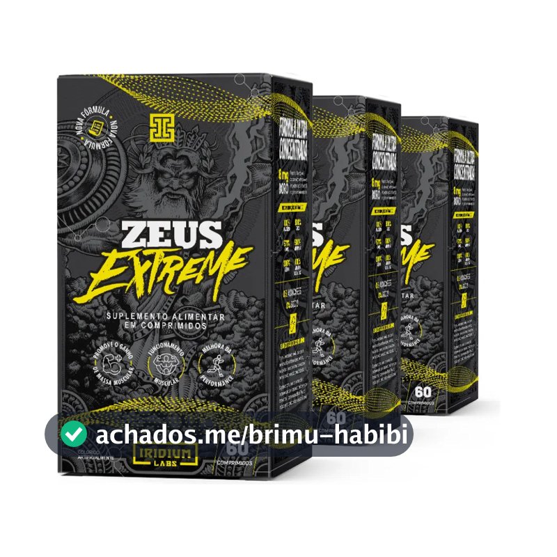 Suplemento em comprimidos Iridium Labs Extreme ZMA Kit Sem sabor 3 kits de 60 un
