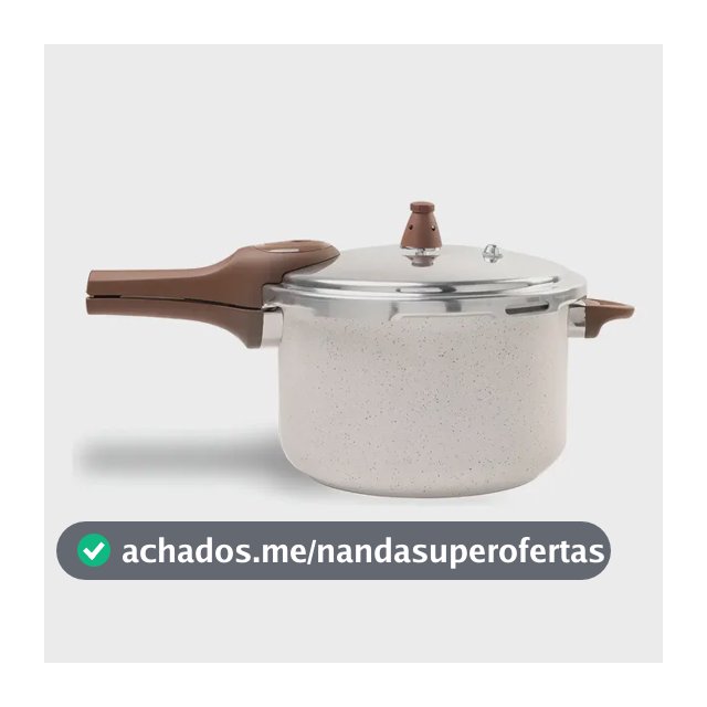 Panela Pressao Brinox Ceramic Pressure Indução 6,8l Vanilla