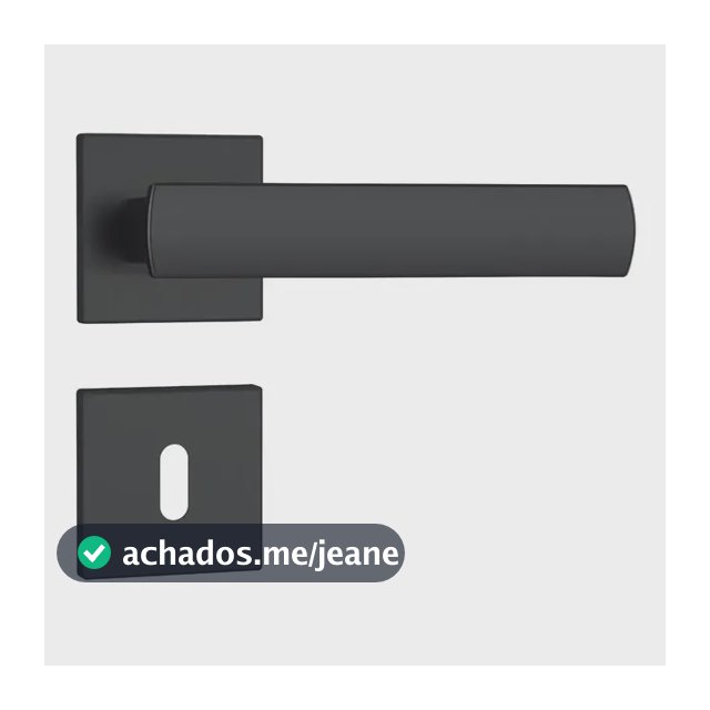 Fechadura Porta Interna Quarto Stam 813/35 Preto Fosco Rq1