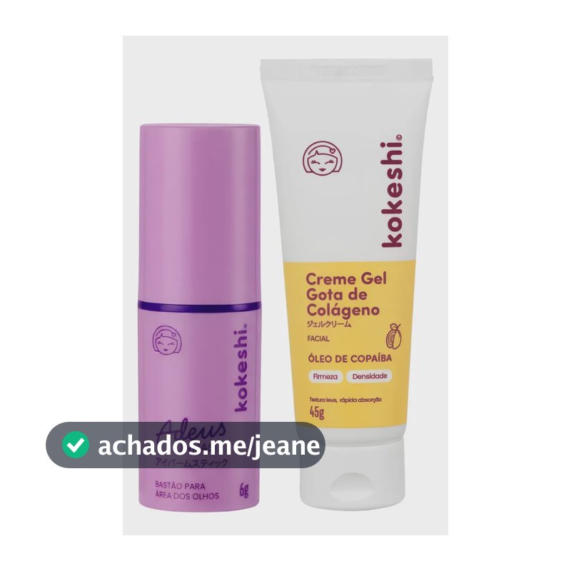 Kit Bastão Área Dos Olhos Adeus Linhas E Gota De Colágeno