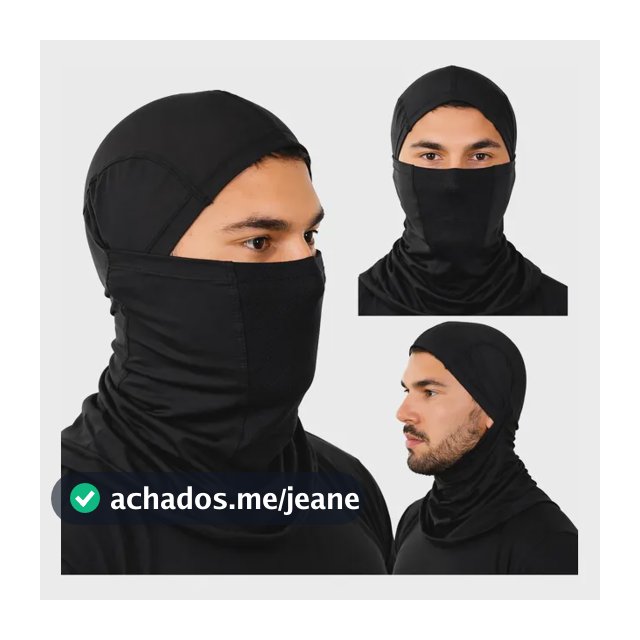 Mascara Balaclava Uv50+ Touca Ninja Pesca Corrida Outdoor