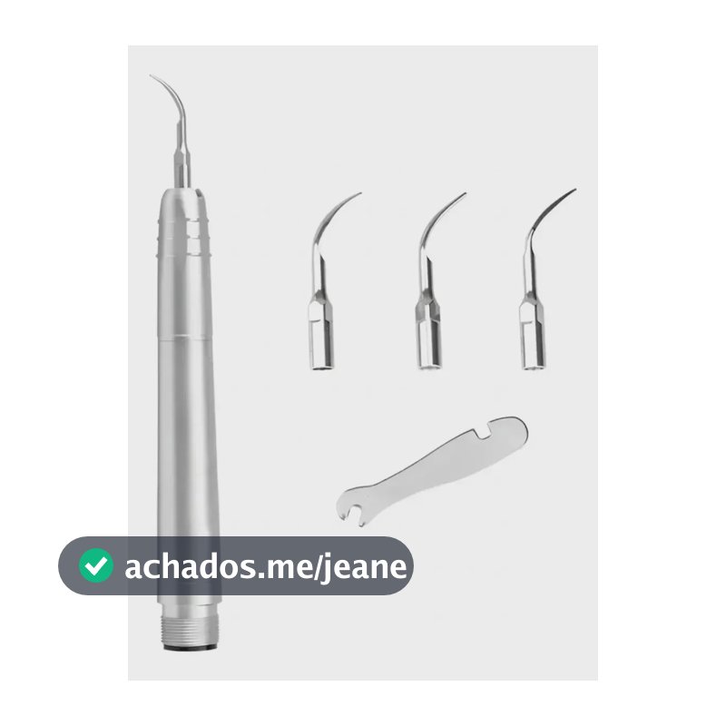 Cavitador Ultrassônico com 3 Pontas e Chave para Remoção de Tártaro