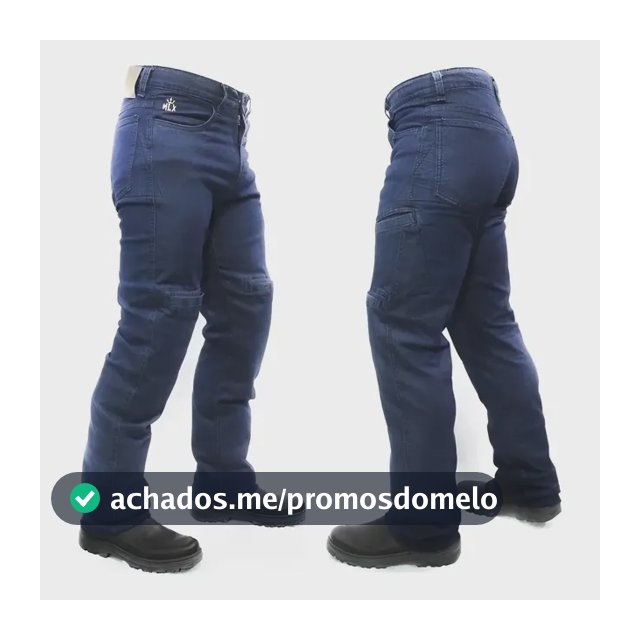 Calça Jeans Moto Com Proteção Hlx Masculina Street