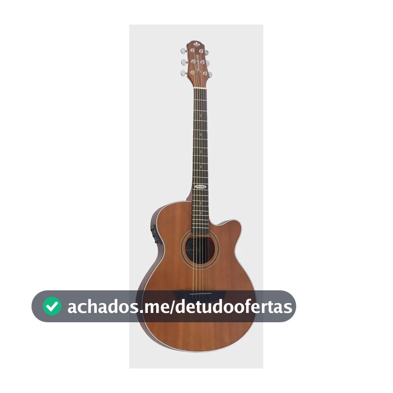 Violão Eletroacústico Strinberg SF200C Mahogany Satin 6 Cordas Sapele Black Series