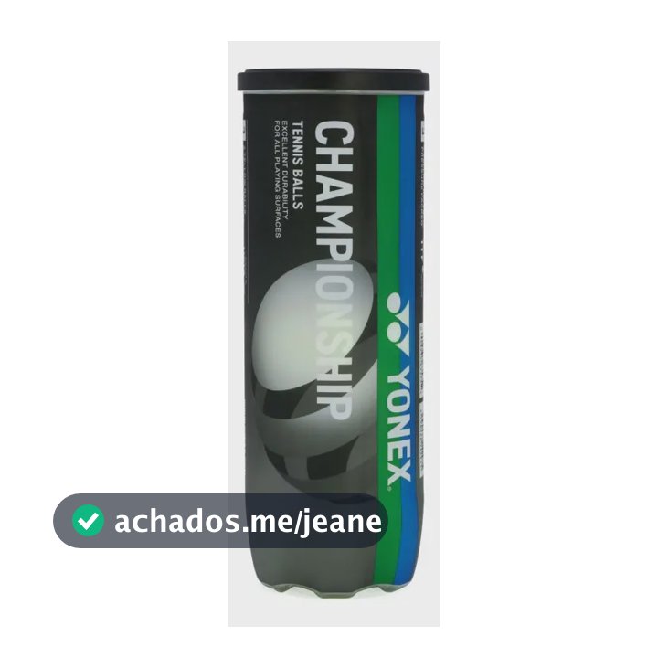 Bola De Tênis Aprovada Pela Championship X3 Black Yonex Itf