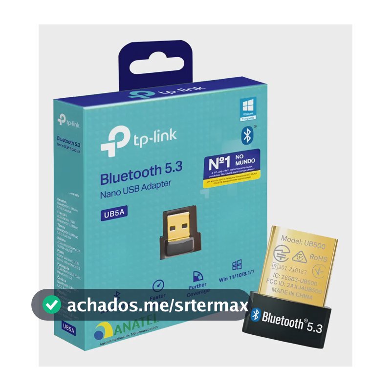 Adaptador Usb Bluetooth Tp-link Ub5a Nano - C/nfe