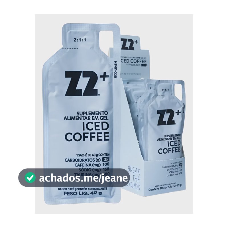 Energy Gel Z2+ Iced Coffee Box 10 Unidades Iced Coffee