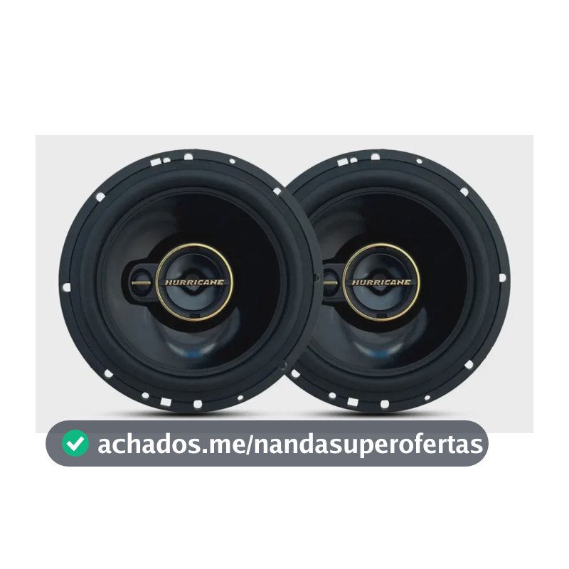 Par De Alto Falante Hurricane Triaxial Aurum A6t 6 Pol 120w RMS 240w max