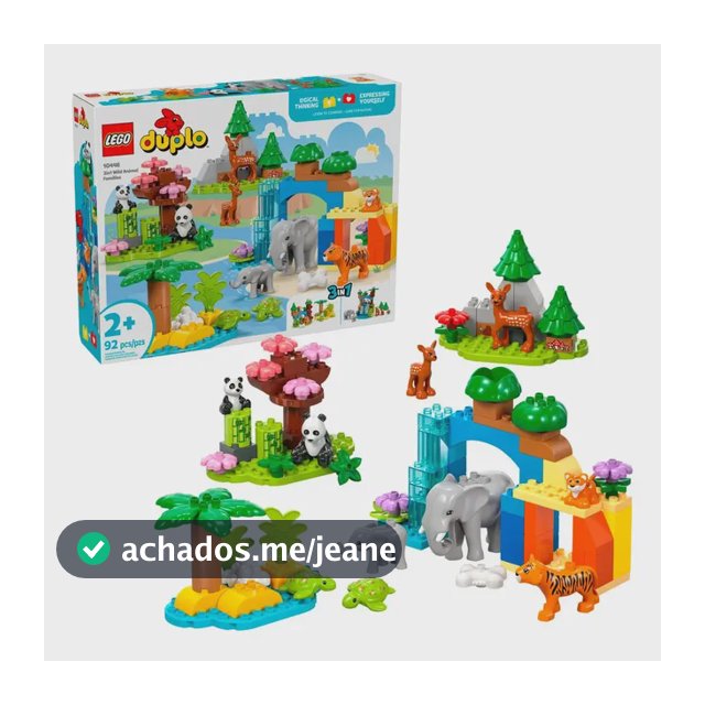 Lego Duplo Famílias De Animais Selvagens 3em1 10446 92 Duplo