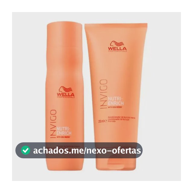 Wella Invigo Nutri Enrich Shampoo 250ml + Cond. 200ml