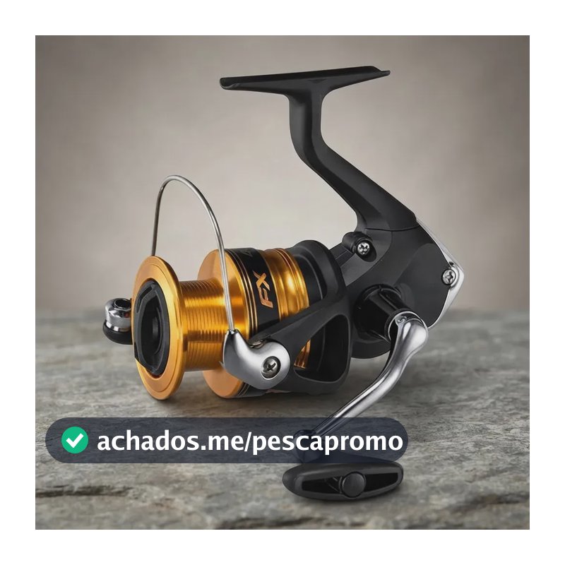 Molinete Shimano Fx Fc 4000 Cor Preto/Dourado Lado da manivela Direito/Esquerdo