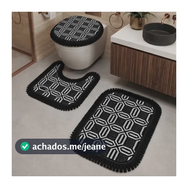 Jogo De Conjunto Banheiro 3 Peças Luxo Qualidade