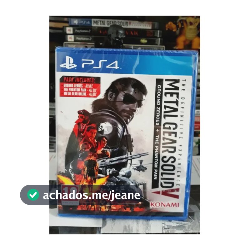 Jogo Metal Gear Solid V - Definitive Experience Ps4