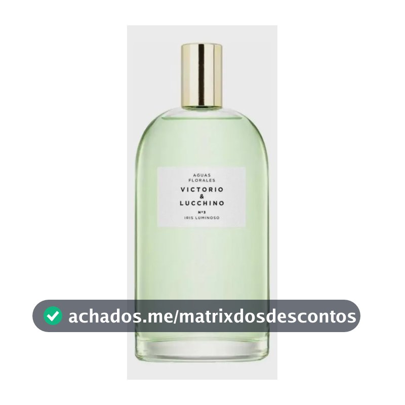 Perfume feminino Águas Florales Nº3 Iris Luminoso Eau de Toilette 150 ml Victorio & Lucchino