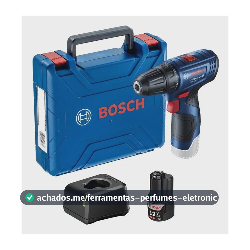 Parafusadeira E Furadeira 3/8 A Bateria Bosch Gsr 120-li
