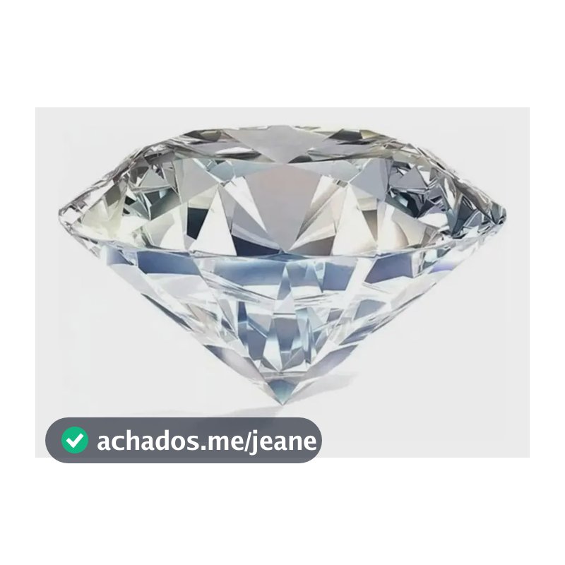 Diamante Cristal Grande  Transparente