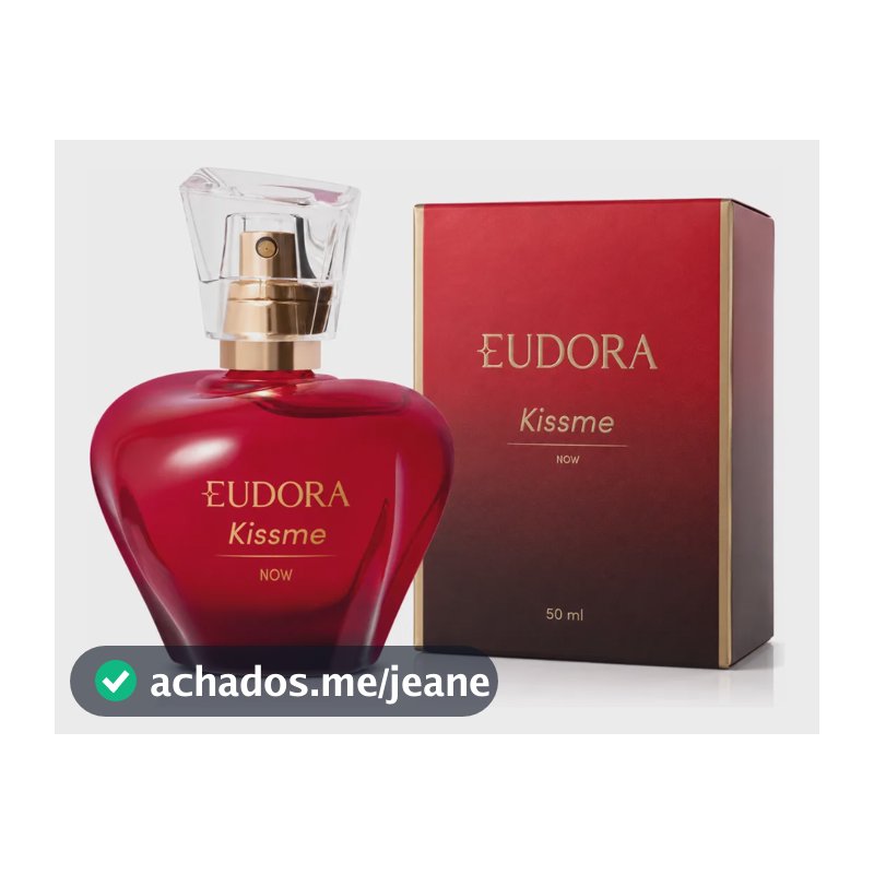 Perfume Feminino Eudora Kiss Me Now Colonia Floriental 50ml