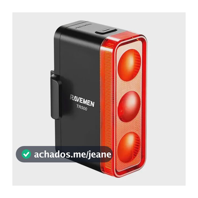 Luz Traseira Bicicleta Ravemen Tr500 Recarregável