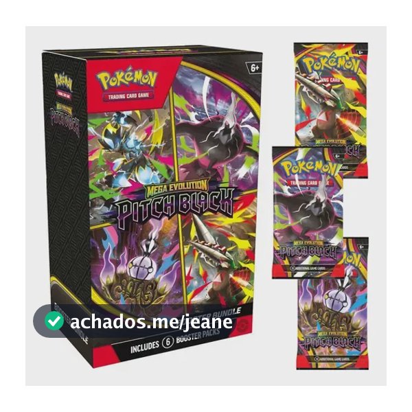 Pokemon Booster Pitch Black Bundle Inglês Original Lacrado Inglês