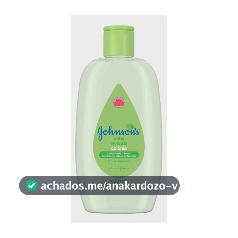 Colônia Refrescante Lavanda Para Bebês Johnson's Baby, 400ml