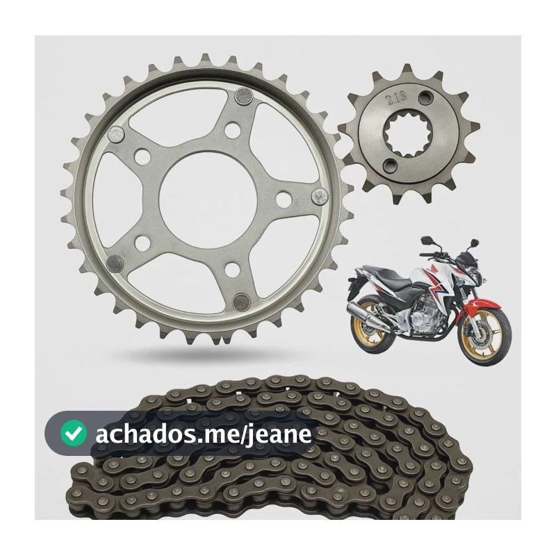 Kit Relação Transmissão Tração Honda Cb300 2009 A 2015