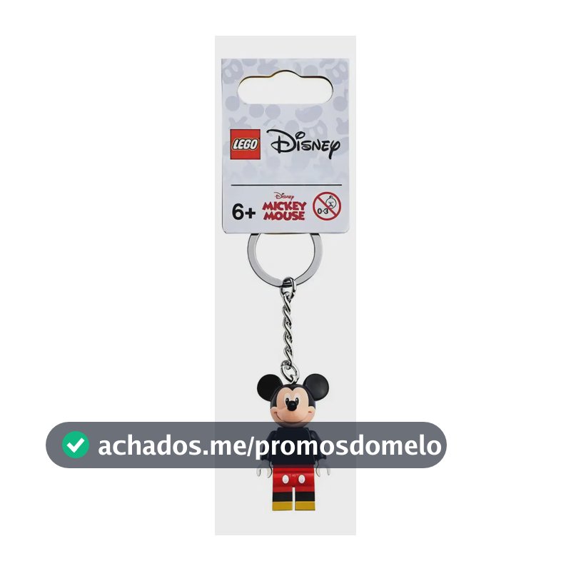 Lego Chaveiro Mickey Mouse Disney 853998 - rega