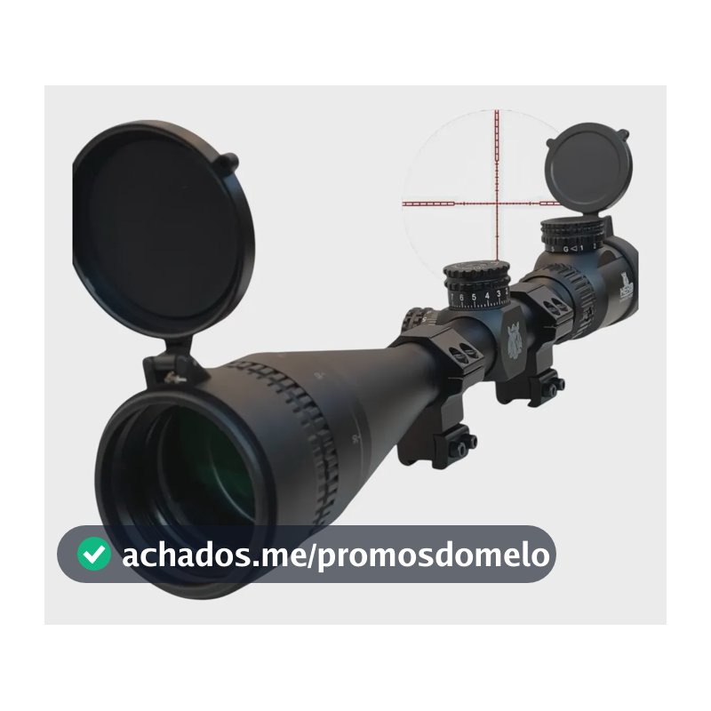 Luneta 4-16x44 Aoe + Para-sol + Tampas Flip Up + Ajust Click 20-22mm