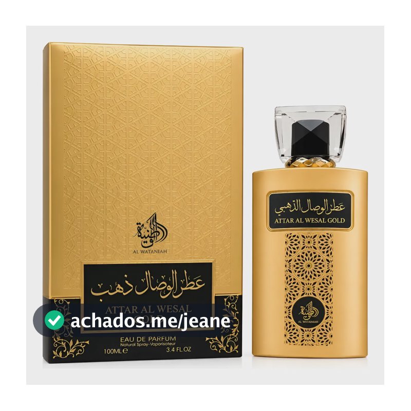 Perfume Al Wataniah Attar Al Wesal Gold Eau De Parfum 100ml