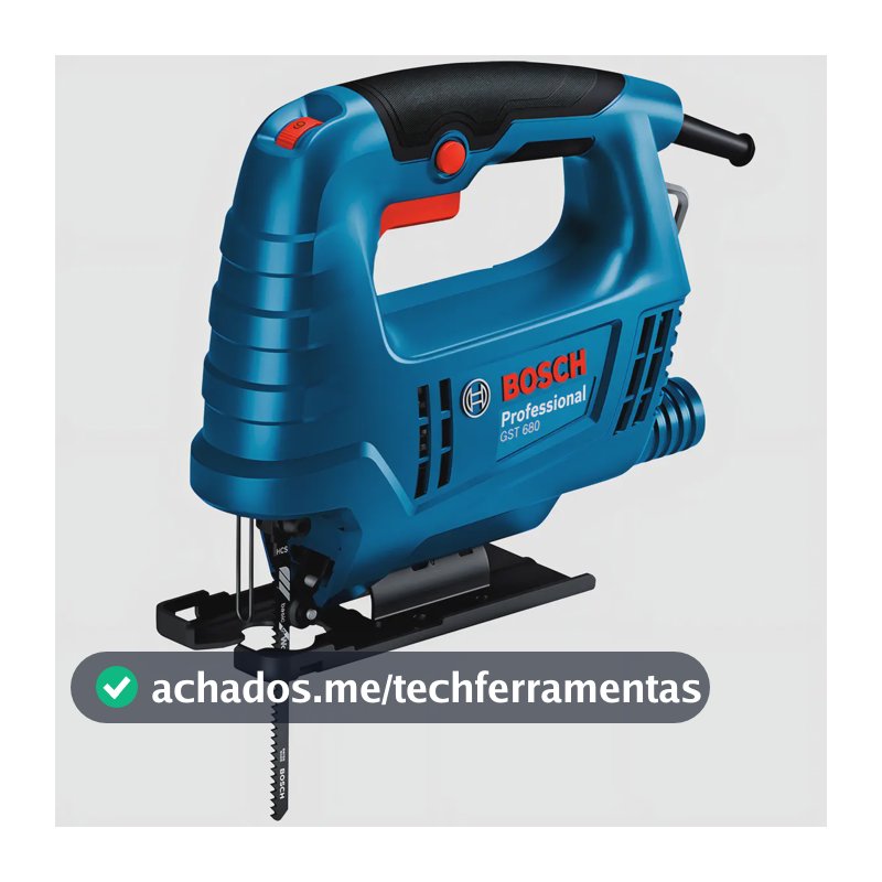 Serra Tico Tico Profissional Gst 680 500w Bosch Com Lâmina Protetora