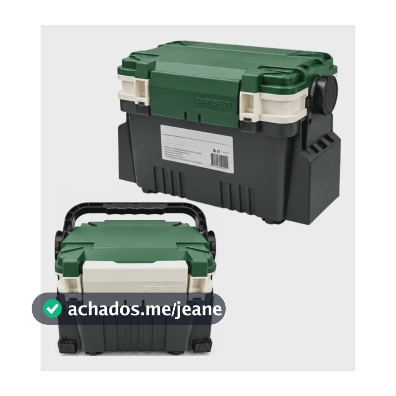 Caixa Maleta Pesca Daisen Ds7050 Gbk Organização Prática Verde-escuro