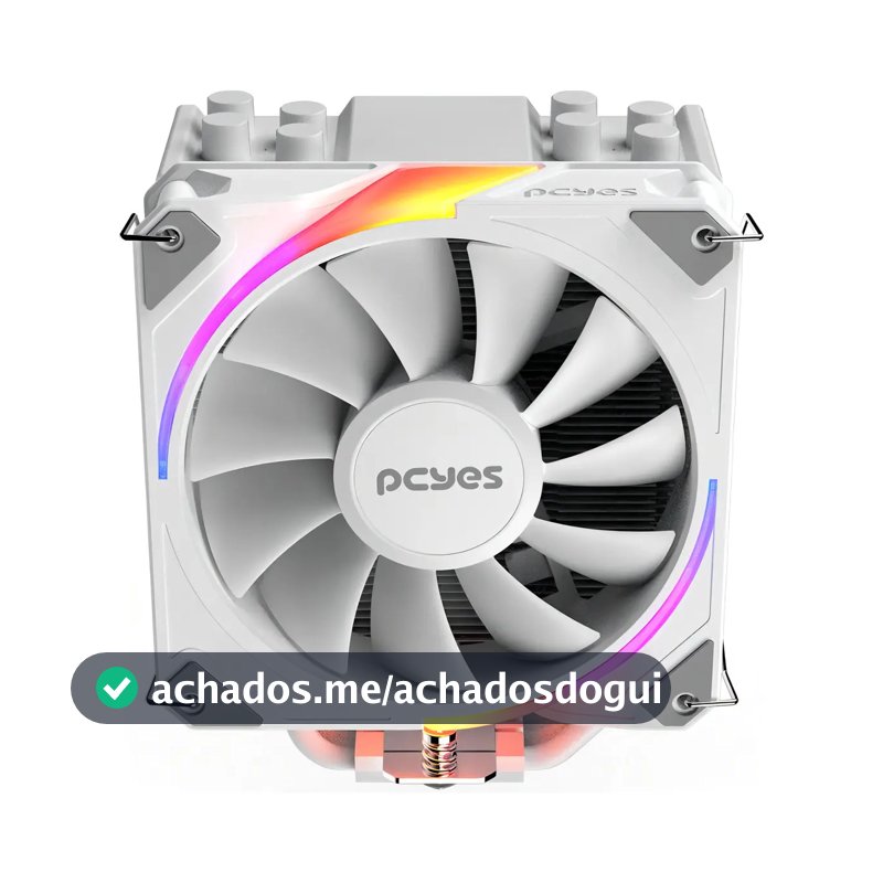 Pcyes Frost Pulse Argb Cooler Para Processador White Ghost