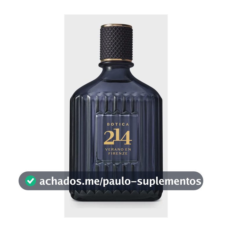 Botica 214 Verano En Firenze Eau De Parfum Fougère Aromático Volume da unidade 90 mL