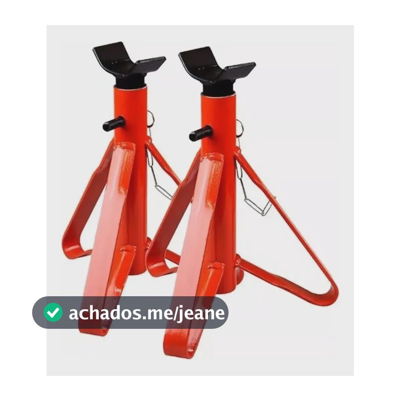Kit Com 2 Cavaletes Automotivos Capacidade 2ton Vai O Par
