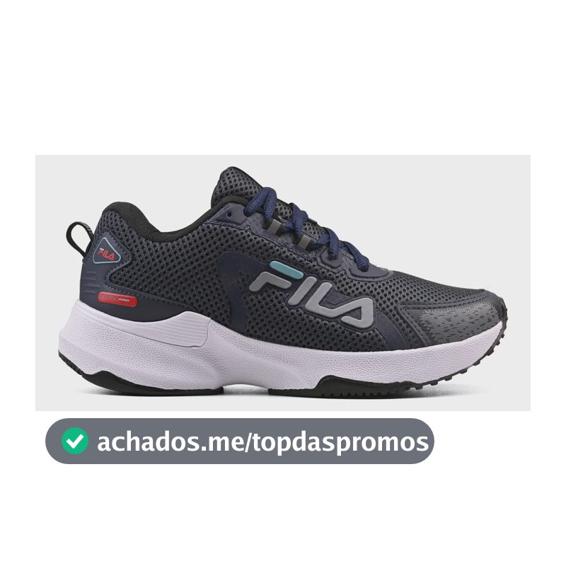 Tênis Fila Masculino Academia Lançamento Macio Leve Esportiv Marinho Preto Animal Print 41 Br