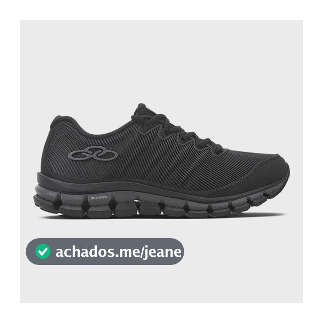 Tênis Olympikus Masculino Confortável Leve Caminhada Dynamic Preto Liso 39 Br