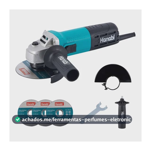 Esmerilhadeira Lixadeira Angular 880w Hanabi 115mm