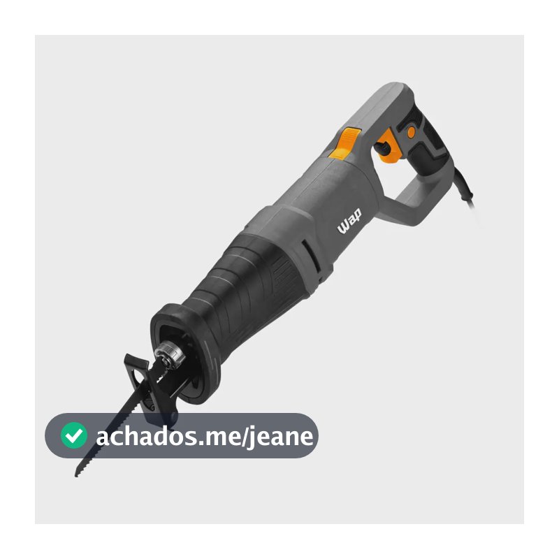 Serra Sabre Wap Wf Sa01 1200w Com Punho Giratório E Ajuste De Velocidade