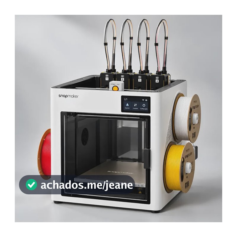 Impressora 3d Snapmaker U1 Multimaterial 4 Cabeçotes Kit Top