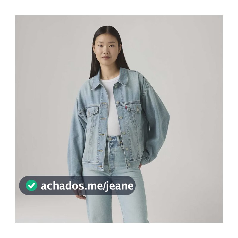 Jaqueta Jeans Levis Trucker 90's Lavagem Clara A17430140 Lavagem Clara Xl Usa | Gg Br