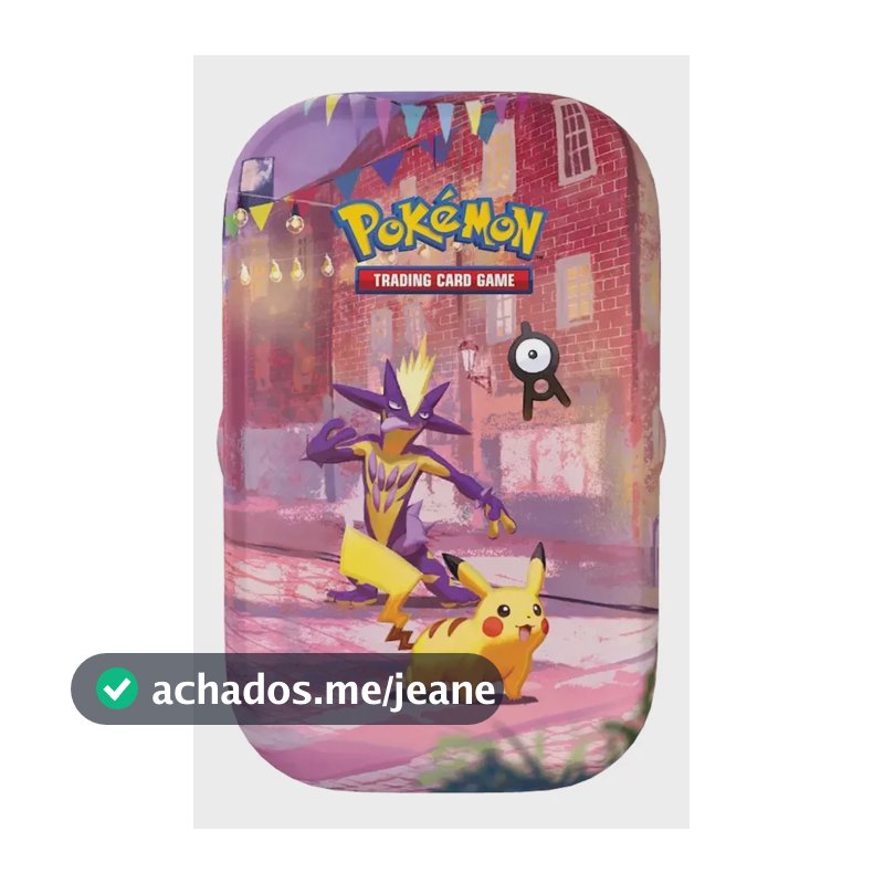 Pokémon Celebração 30 Anos Mini Tin Pikachu Night Inglês