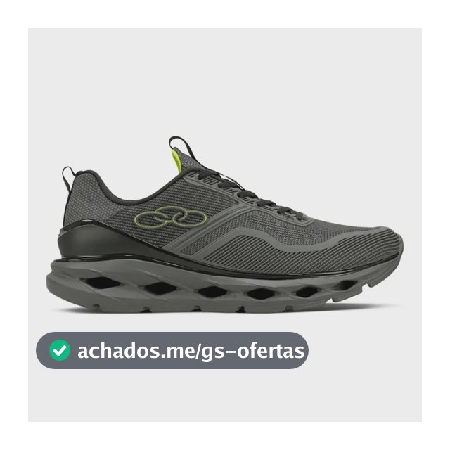 Tênis Olympikus Masculino Gama Chumbo/preto Liso 42 Br