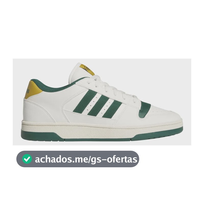 Tênis Masculino Break Start adidas Branco Liso 43 Br