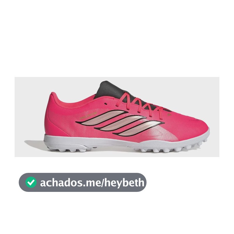 Chuteira Masculina E Feminina Predator Club Tf adidas Rosa 40 Br