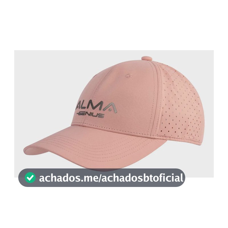 Boné Esportivo Flexivel Fitness Ajustavel New Alma Genius Cor Rosa Tamanho Único