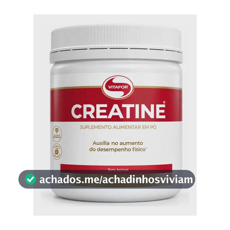 Creatina Vitafor em Pó 300g sem Sabor
